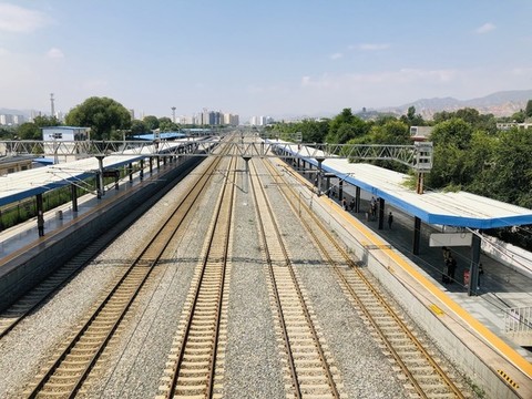 樂都火車站鐵軌