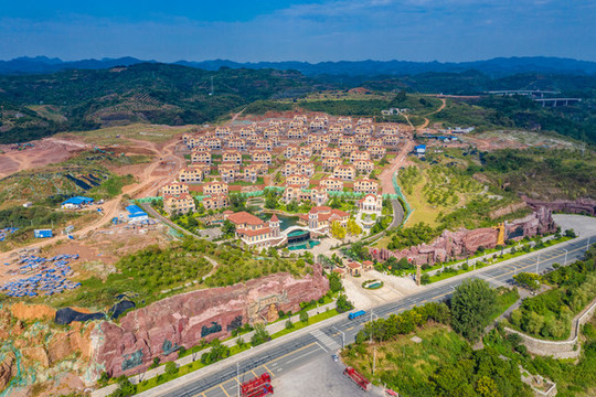 高檔住宅區(qū)航拍