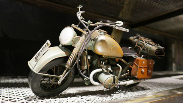 復(fù)古摩托車工藝品