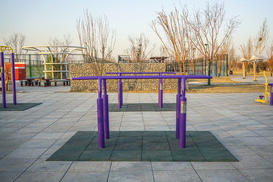 公園健身雙杠