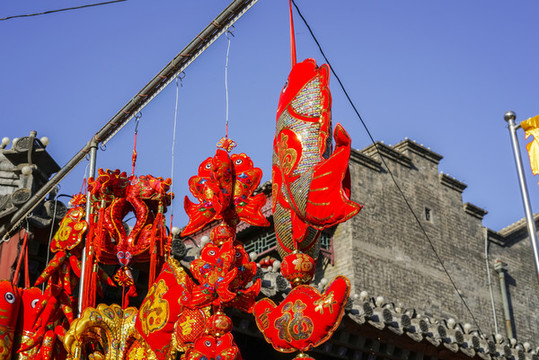 春節(jié)雙魚(yú)掛飾