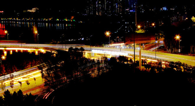 江灣夜景