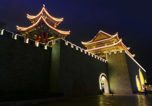 南城門夜景燈光