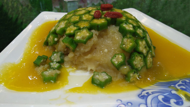 秋葵燒土豆