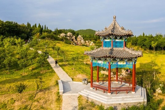 航拍云門山森林公園