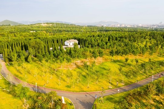 航拍云門山森林公園