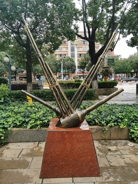 民族樂器雕塑