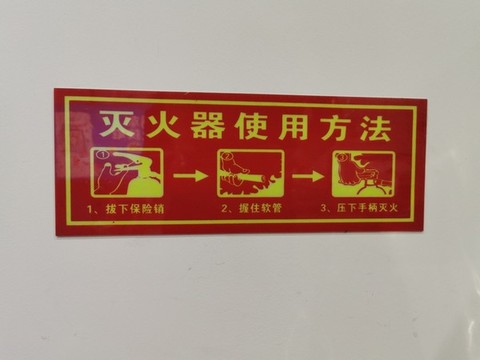 滅火器使用方法