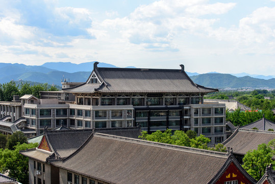 北京大學(xué)校園風(fēng)光北大圖書館