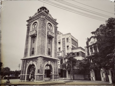 重慶民國鐘樓老照片