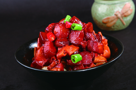 百葉結(jié)紅燒肉