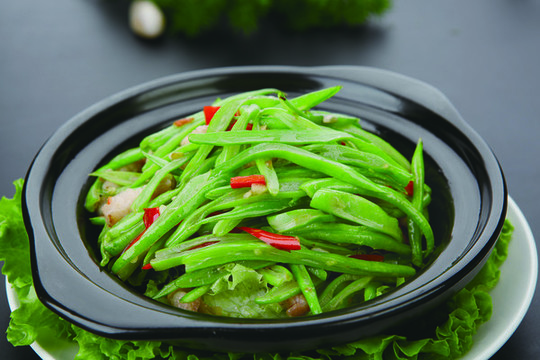 砂鍋扁豆絲