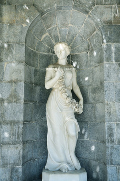漢白玉女神雕塑