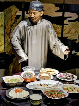 清朝飯店掌柜場景