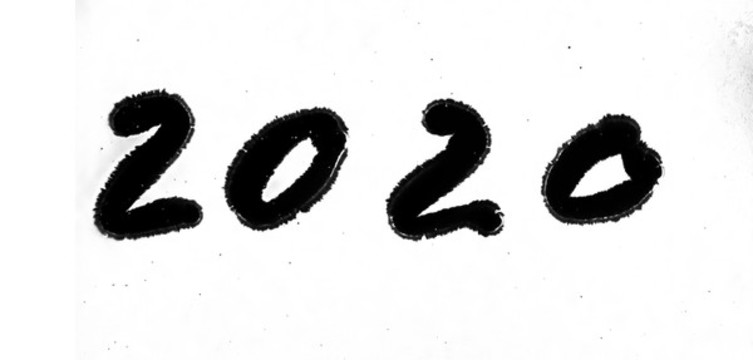 2020年水墨手寫數(shù)字