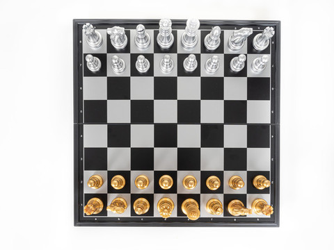 國際象棋俯拍圖