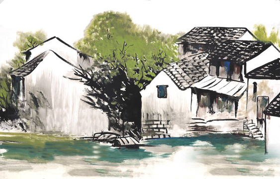 水墨江南