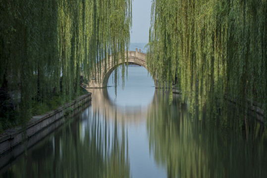 中國浙江杭州西湖風光