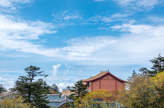 峨眉山的廟宇