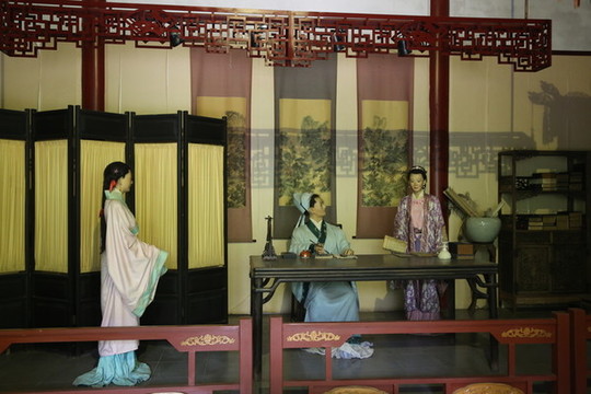 李清照蠟像