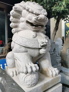 石獅子雕塑