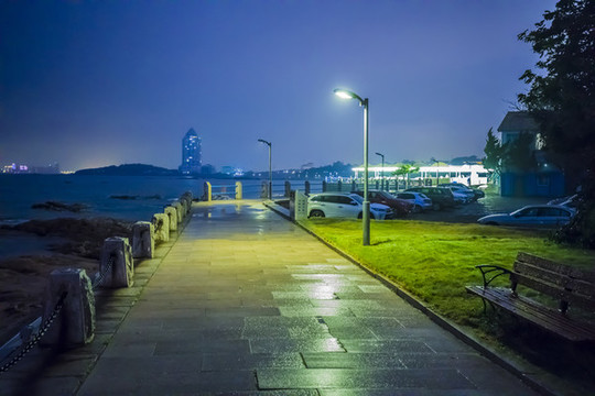 青島海濱夜景