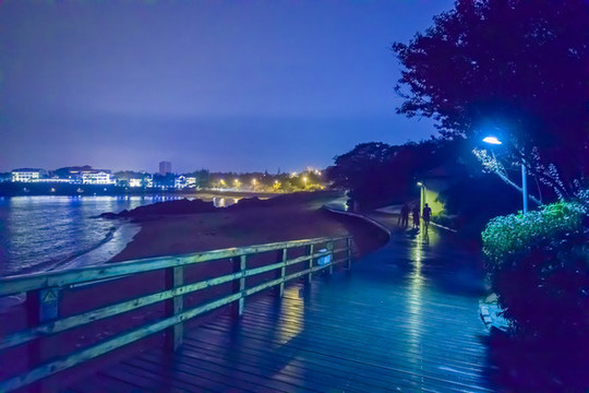 青島海濱夜景