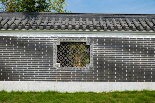 仿古院墻