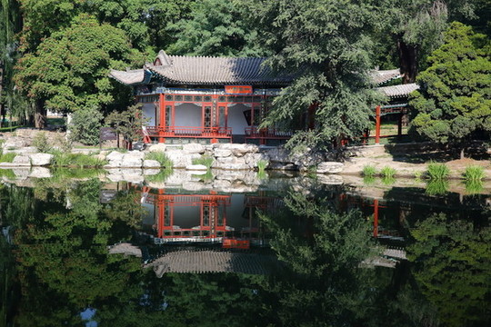 晉祠公園湖