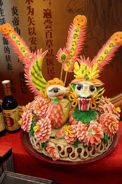 花饃龍鳳呈祥