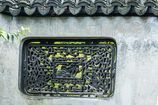 豫園窗戶