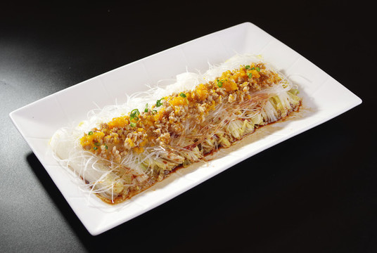 黃椒醬粉絲蒸娃娃菜