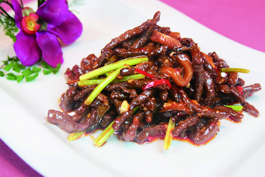 雙菇鹿柳