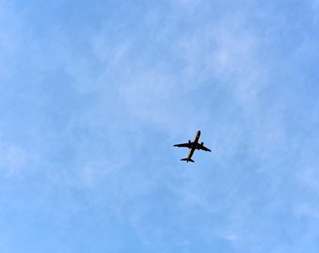 天空中的飛機(jī)