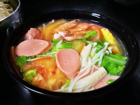 骨湯清湯小火鍋