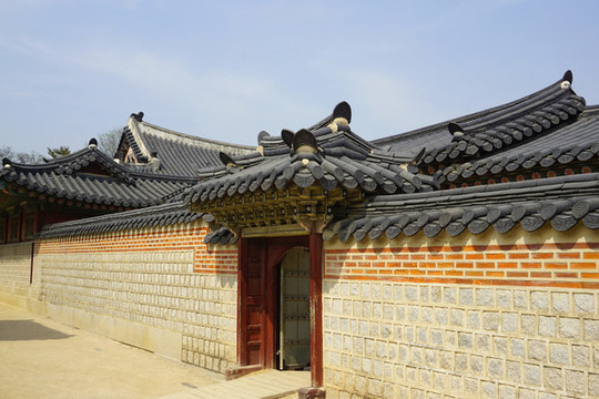 韓國景福宮王宮建筑門樓