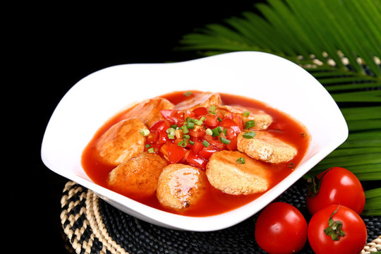 茄汁燜豆圓