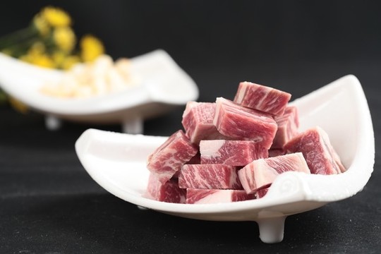 雪花牛肉粒