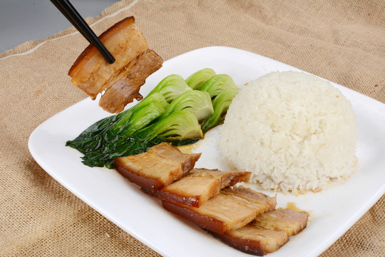 鹵五花肉飯