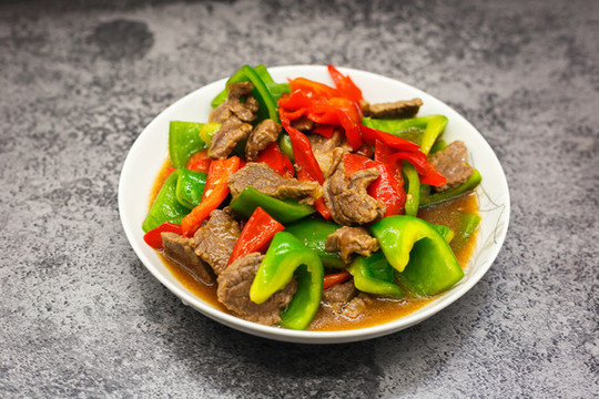 青椒炒牛肉