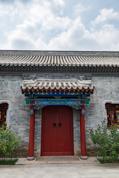 中式庭院大門