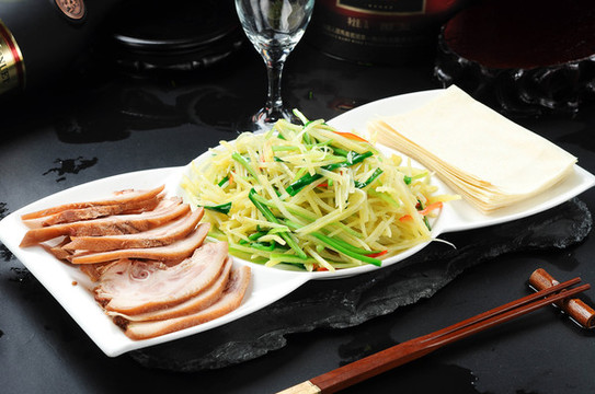 煎餅肉香合菜