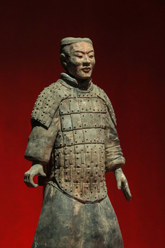 秦鎧甲武士俑