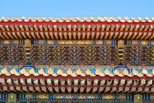 中國(guó)故宮建筑屋檐