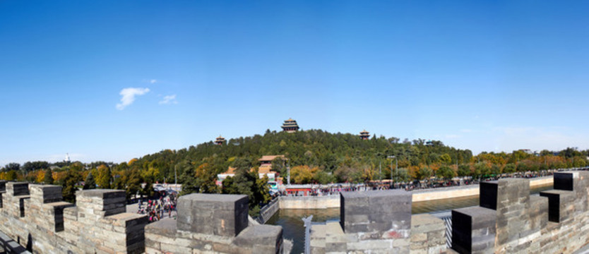 景山公園全景高清