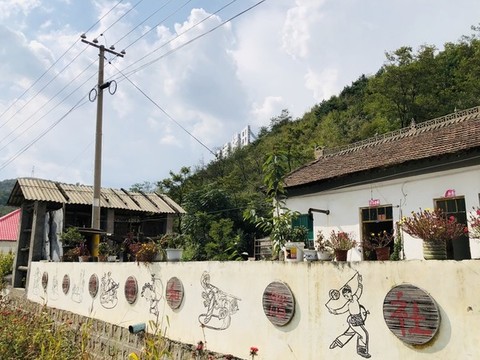 宜君縣淌泥河村風光