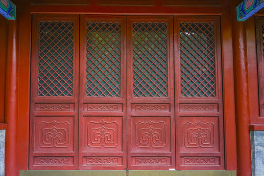 四合院門(mén)窗高清大圖