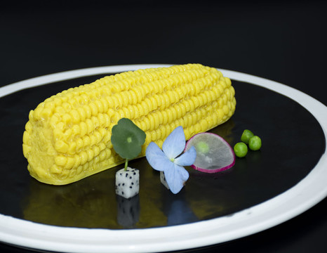 玉米芒果慕斯