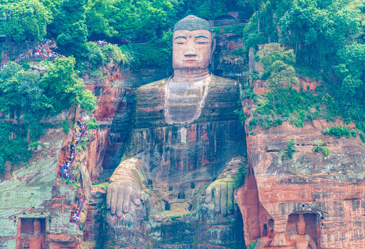樂(lè)山大佛景區(qū)風(fēng)光