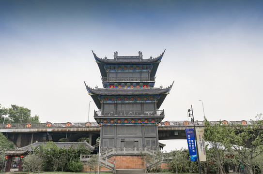樂山古建筑和橋